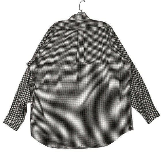 Ralph Lauren Mens Blake Button Down Shirt Size L Green Brown Check Long Sleeve - Picture 4 of 8